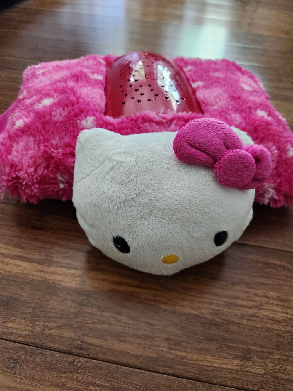 Sanrio Dream Lites Hello Kitty Pillow Pets Plush Nightlight Pink Pillow
